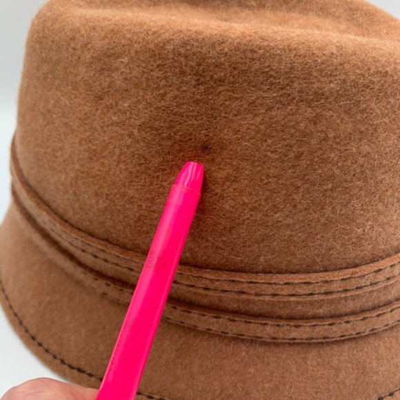 Women’s “Betmar” Brown Cloche Wool Hat, coquettecore Cottagecore 1930’s inspired - Picture 14 of 15